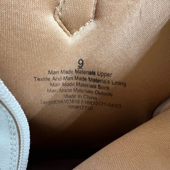 UNIVERSAL THREAD Women's Western Leather Boots - Cream - Size 9 - Picture 7 of 7